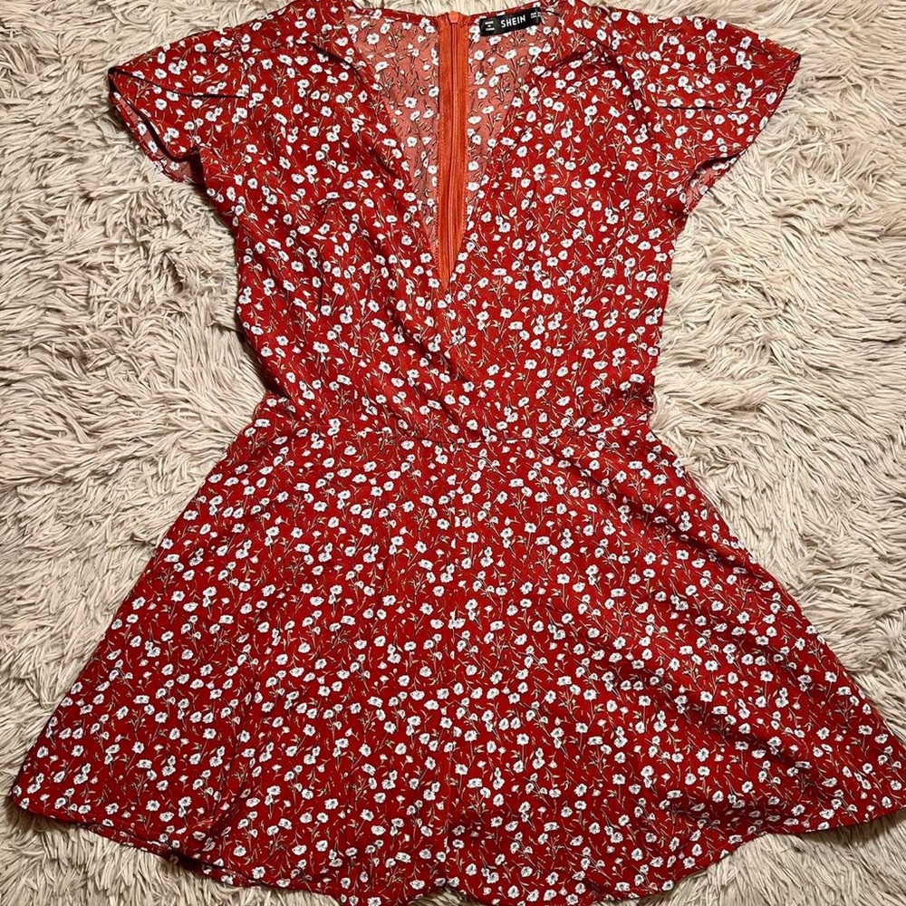 shein floral romper